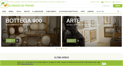 Desktop Screenshot of dimanoinmano.it
