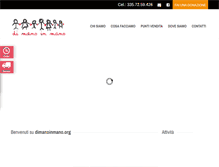 Tablet Screenshot of dimanoinmano.org